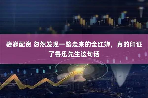 巍巍配资 忽然发现一路走来的全红婵，真的印证了鲁迅先生这句话